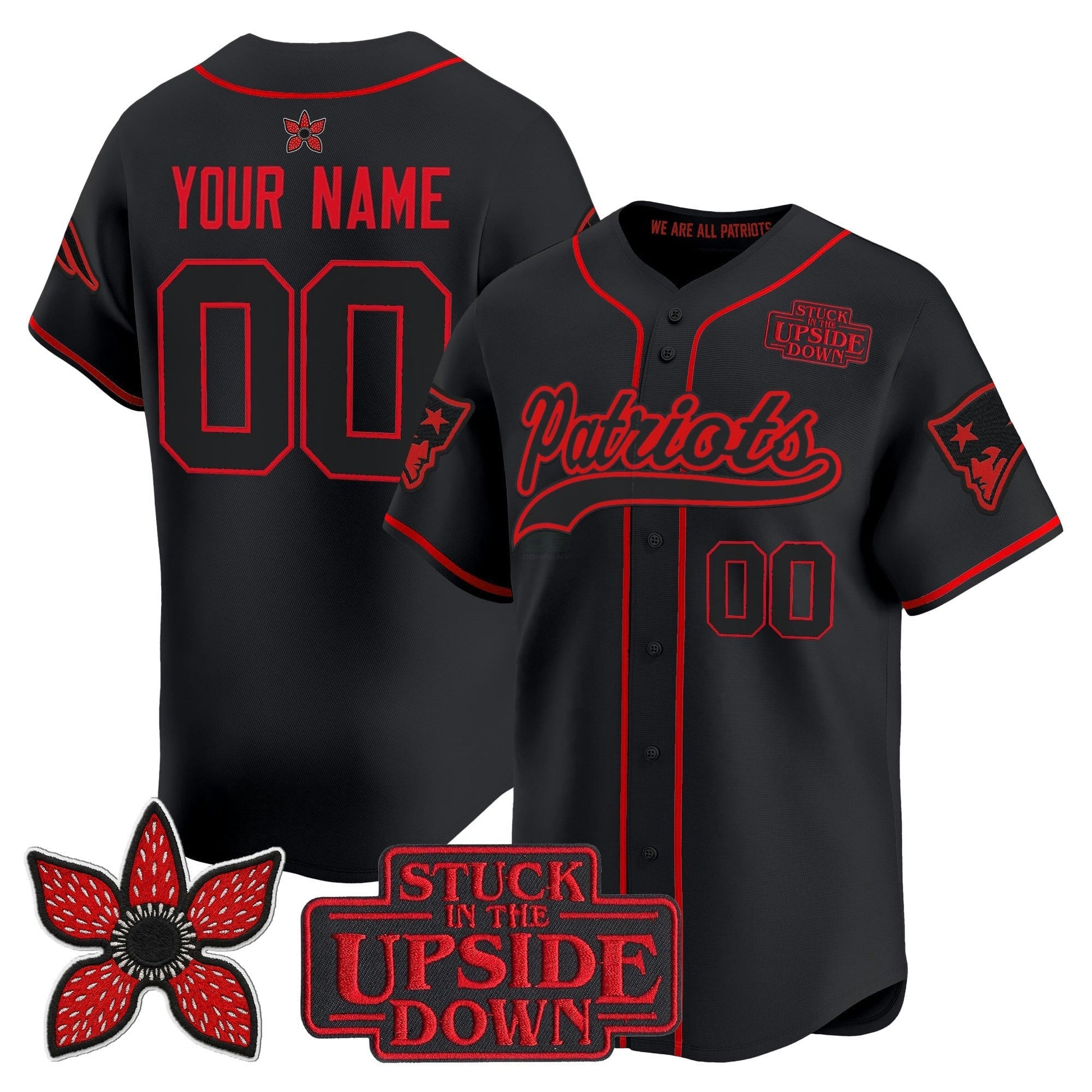 Camisa NFL New England ‘Stranger Things Edition’ Vapor Jersey