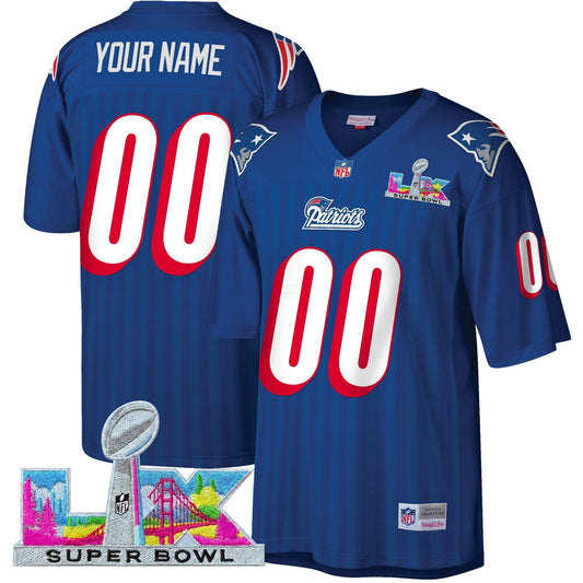 Camisa NFL New England Super Bowl LX Throwback Jersey