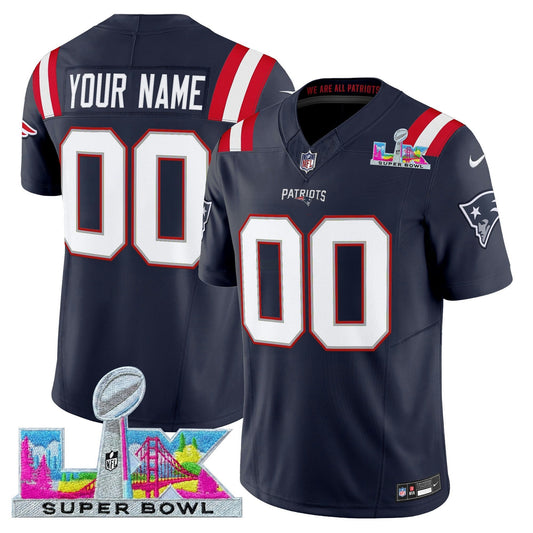 Camisa NFL New England Super Bowl LX Vapor Limited Jersey