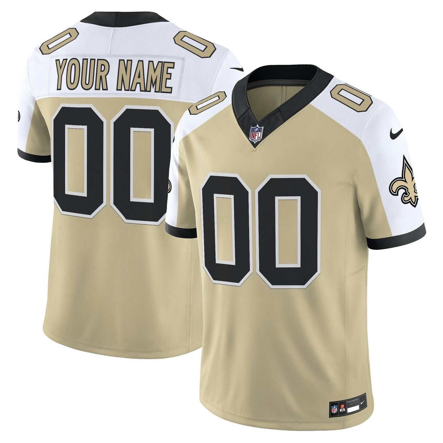 Camisa NFL New Orleans ‘Gameday Golds Edition’ Vapor Jersey
