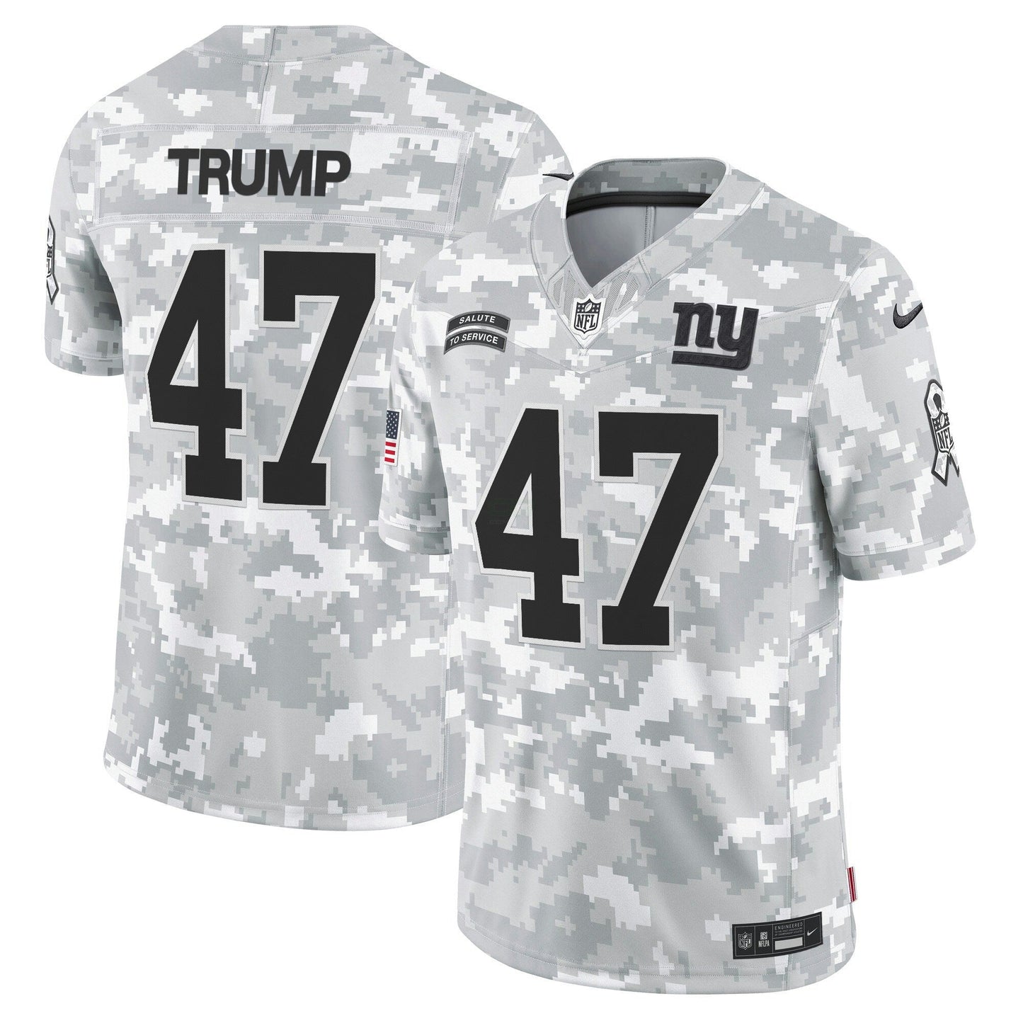 Camisa NFL New York 2024 Salute to Service Vapor Limited Jersey – Arctic Camo – All stitched