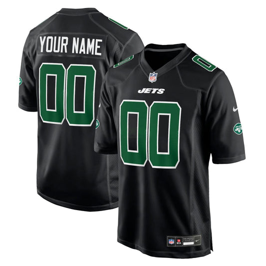Camisa NFL New York Custom Black Jersey - Preta