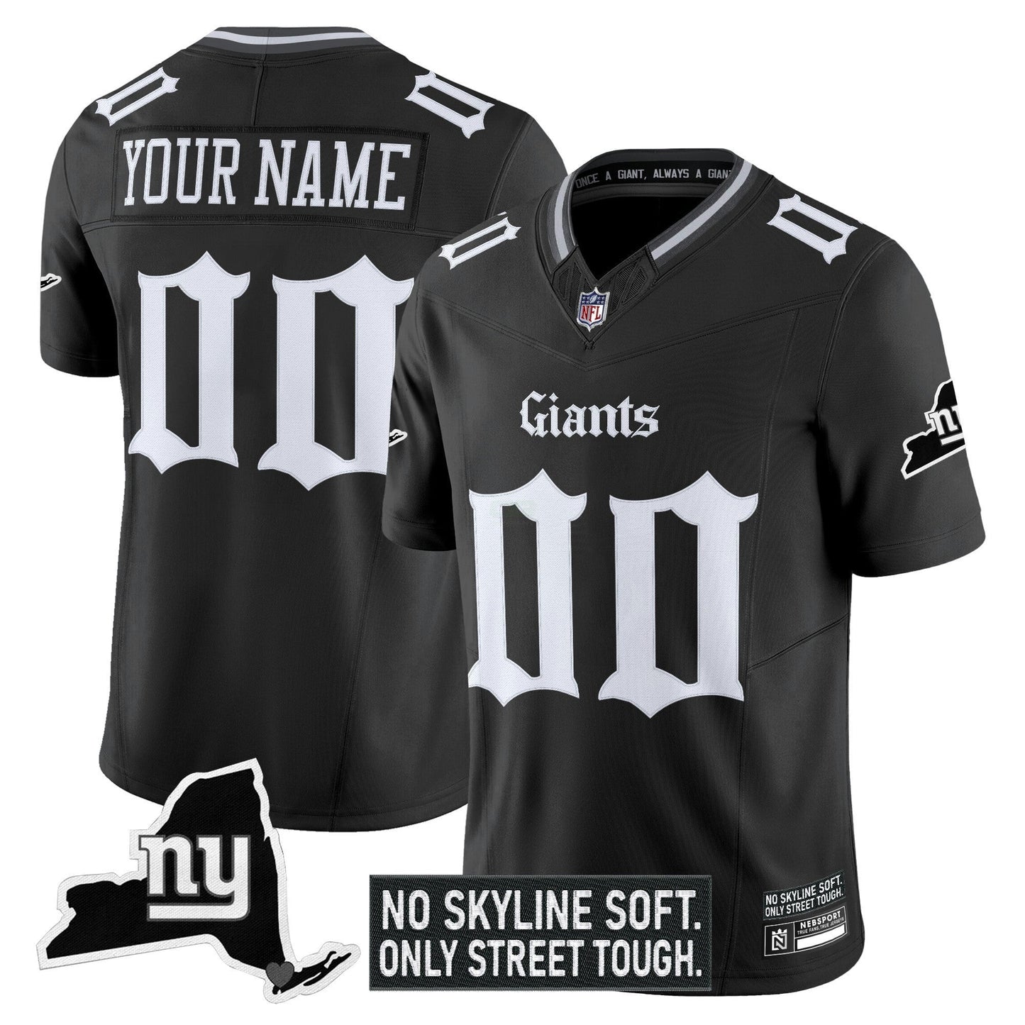 Camisa NFL New York ‘Gothic Gotham Edition’ Vapor Limited Jersey