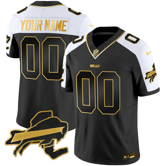 Camisa NFL New York Patch Dourada Vapor Limited Jersey
