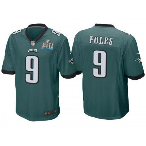 Camisa NFL Nick Foles Philadelphia Midnight Verde Super Bowl Jersey - Midnight Verde