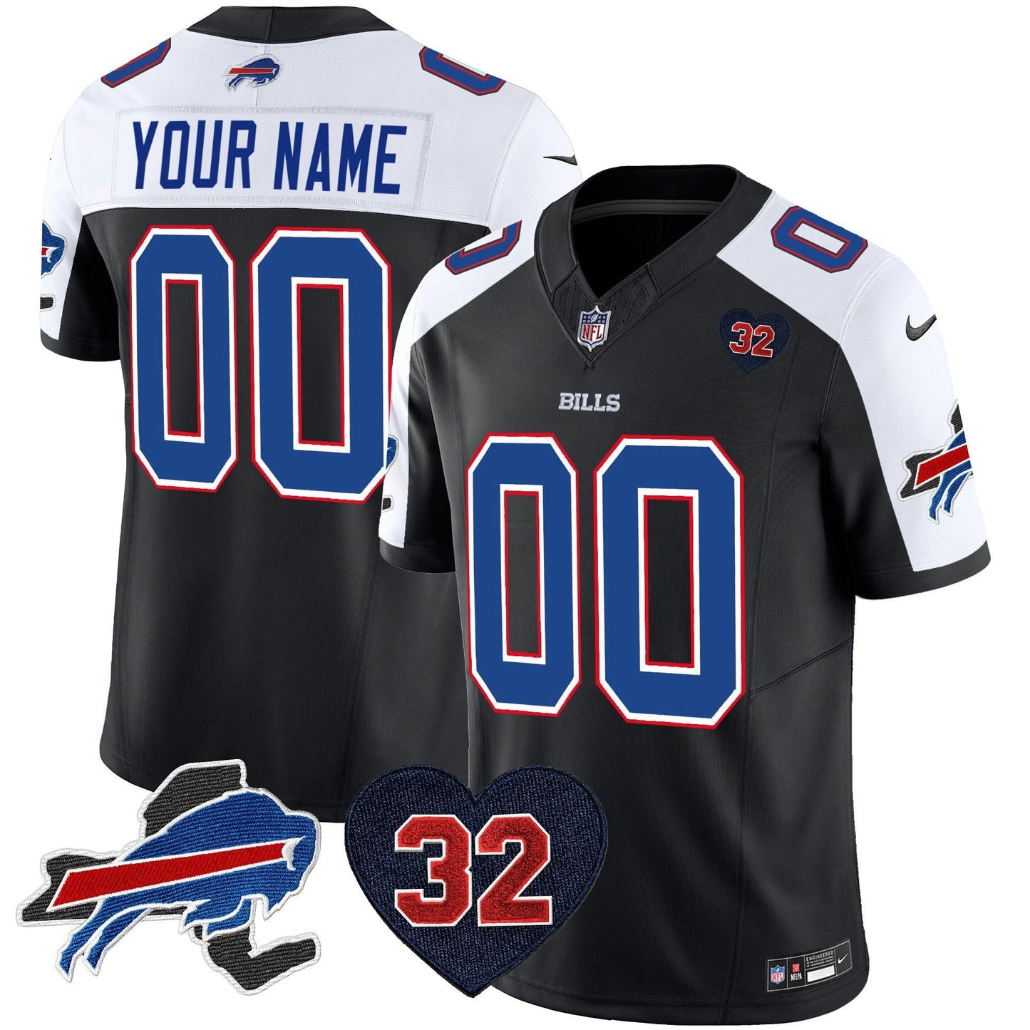 Camisa NFL O.J. Simpson Patch Dourada Vapor Limited Jersey