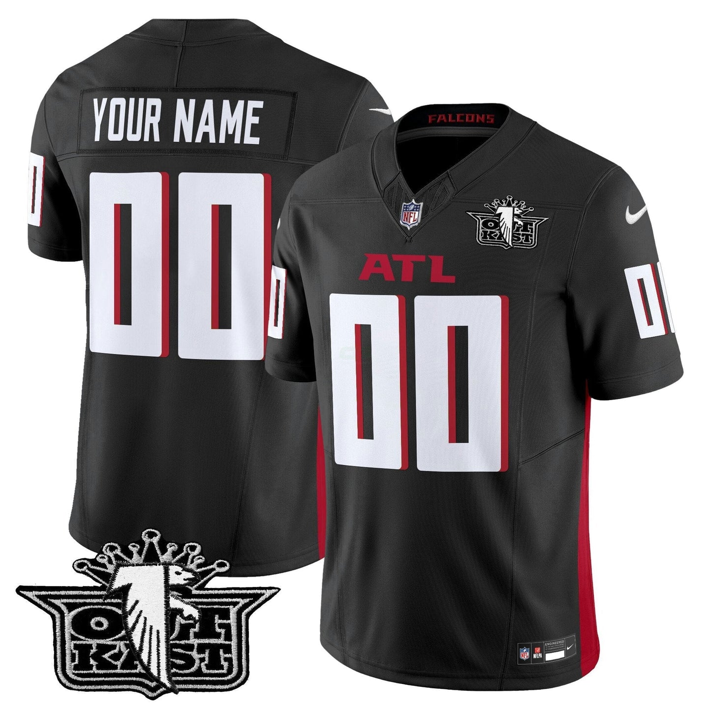 Camisa NFL Outkast x Atlanta 2024 Vapor Limited Jersey V2