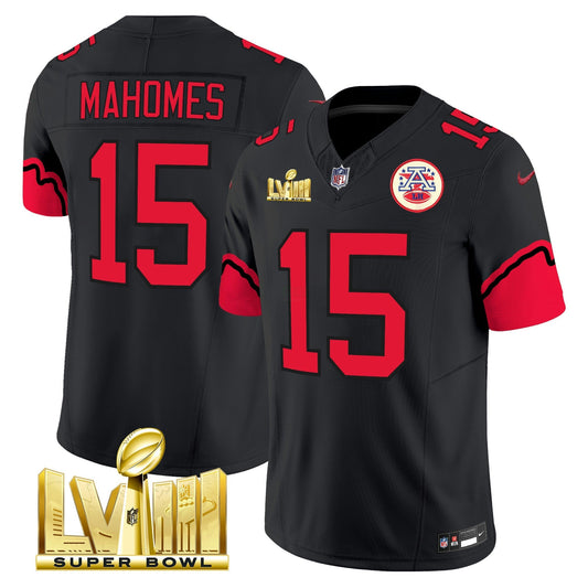 Camisa NFL Patrick Mahomes Super Bowl LVIII Vapor Limited Jersey