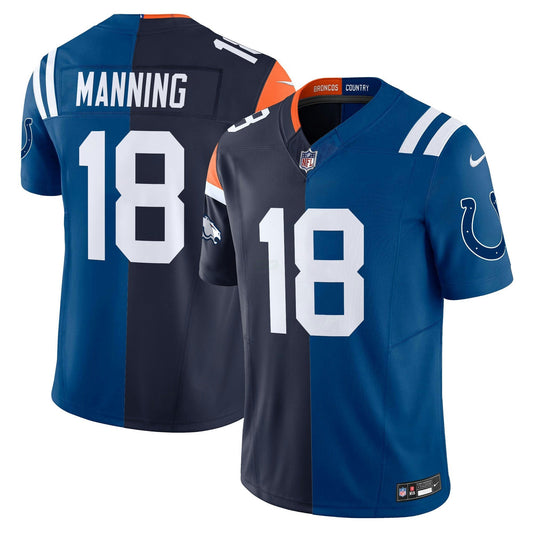 Camisa NFL Peyton Manning Split Vapor Limited Jersey - Colts - Broncos