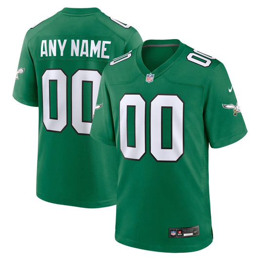 Camisa NFL Philadelphia Alternativa Custom Game Jersey – Kelly Green