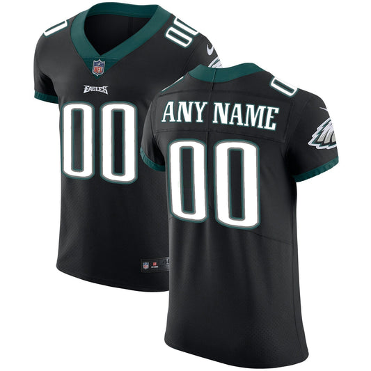Camisa NFL Philadelphia Custom Vapor Elite Black Jersey - Preta