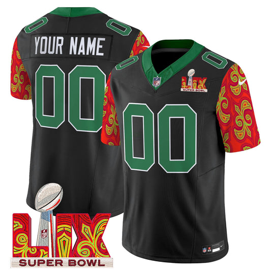 Camisa NFL Philadelphia Kelly Green Super Bowl LIX Style Vapor Limited Jersey
