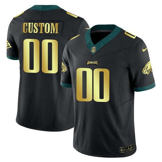 Camisa NFL Philadelphia Kobe Bryant Preta Dourada Jersey - Preta Dourada