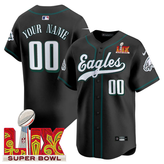 Camisa NFL Philadelphia Midnight Verde Super Bowl LIX Vapor Jersey