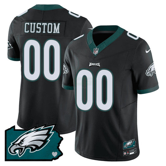 Camisa NFL Philadelphia Pennsylvania State Map Patch Jersey