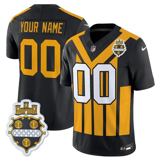 Camisa NFL Pittsburgh 1933 Patch Throwback Vapor Limited Jersey