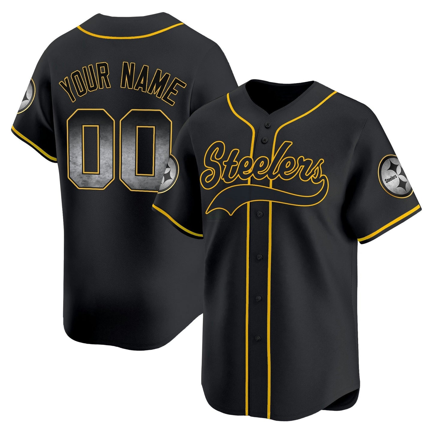 Camisa NFL Pittsburgh Arch Smoke Vapor Jersey