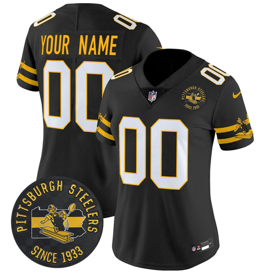 Camisa NFL Pittsburgh Throwback 1933 Patch Vapor Limited Jersey