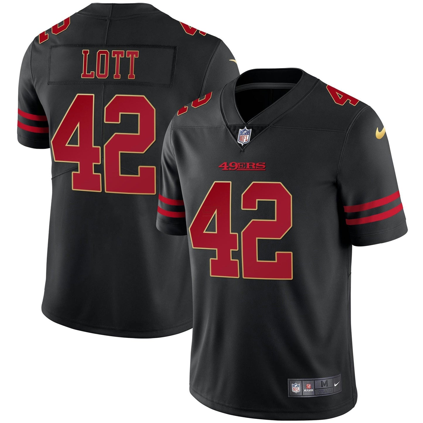 Camisa NFL Preta Dourada Vapor Player Jersey