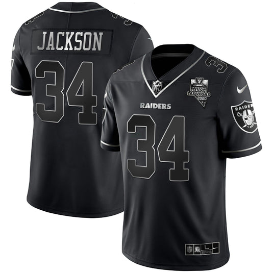 Camisa NFL Preta Prata Vapor