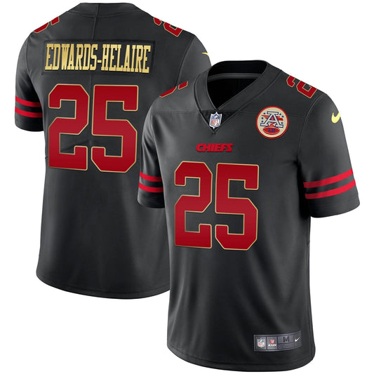 Camisa NFL Preta Vermelha Vapor Jersey