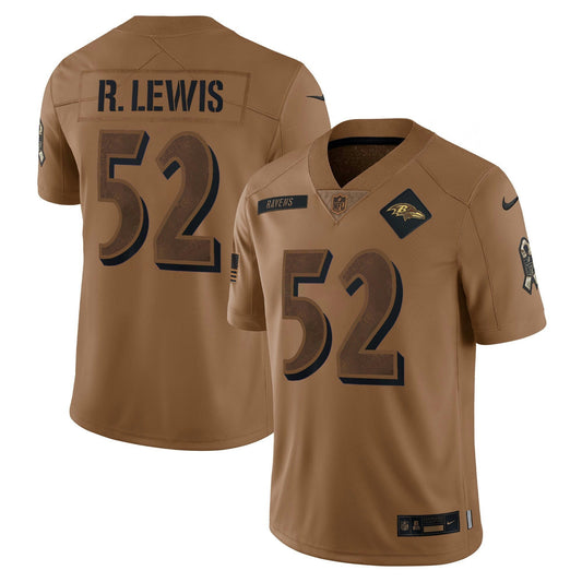 Camisa NFL Ray Lewis Baltimore 2023 Salute To Service Limited Jersey - Salute To Service