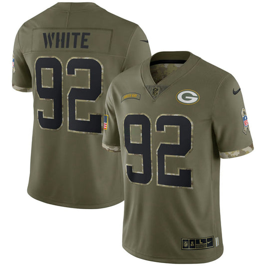Camisa NFL Reggie White Green Bay Salute To Service Jersey - Salute To Service