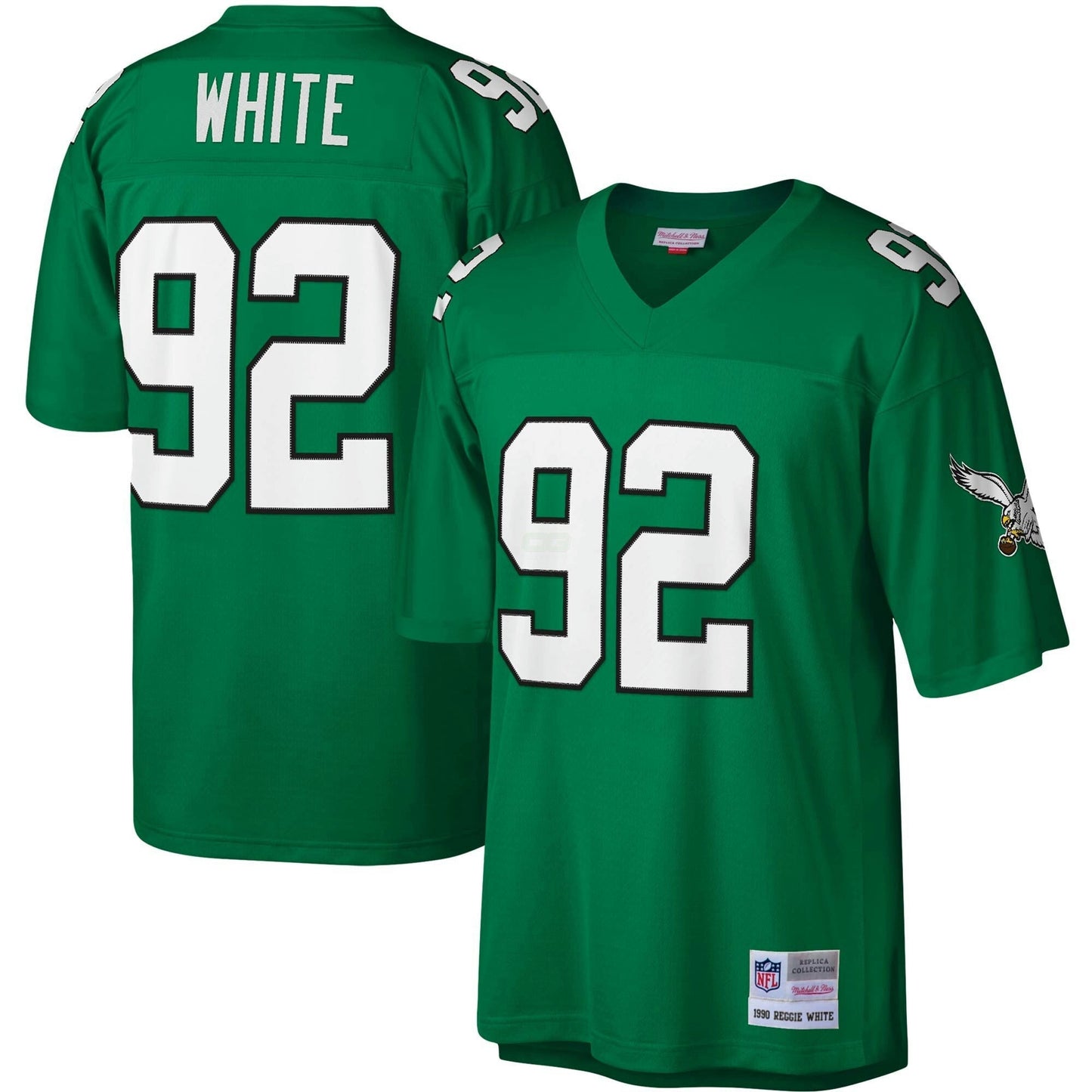 Camisa NFL Reggie White Philadelphia Kelly Green Legacy Jersey - Verde
