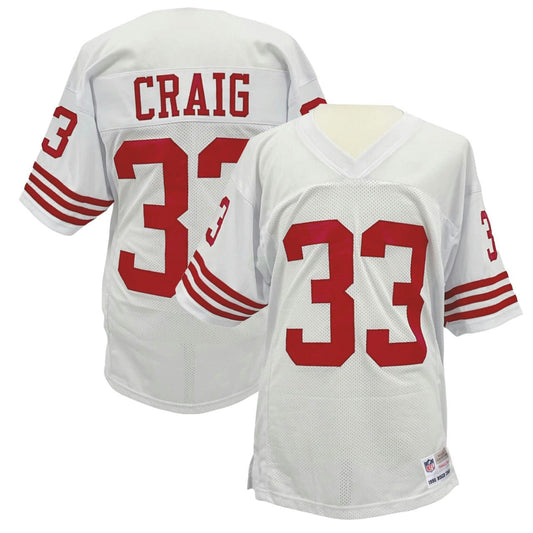 Camisa NFL Roger Craig San Francisco Retired White Jersey - Branca