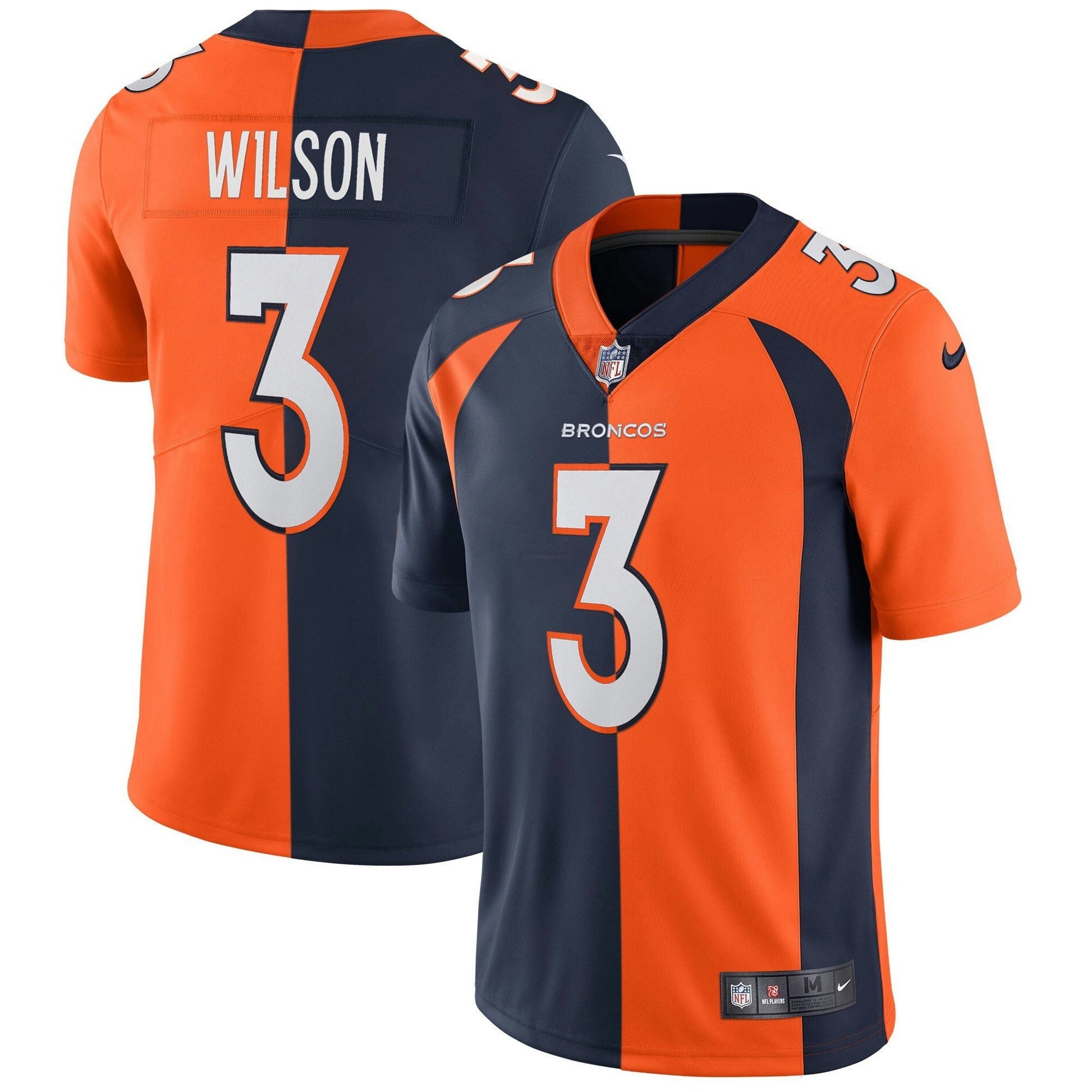 Camisa NFL Russell Wilson Denver Split Vapor Limited Jersey - Russell Wilson