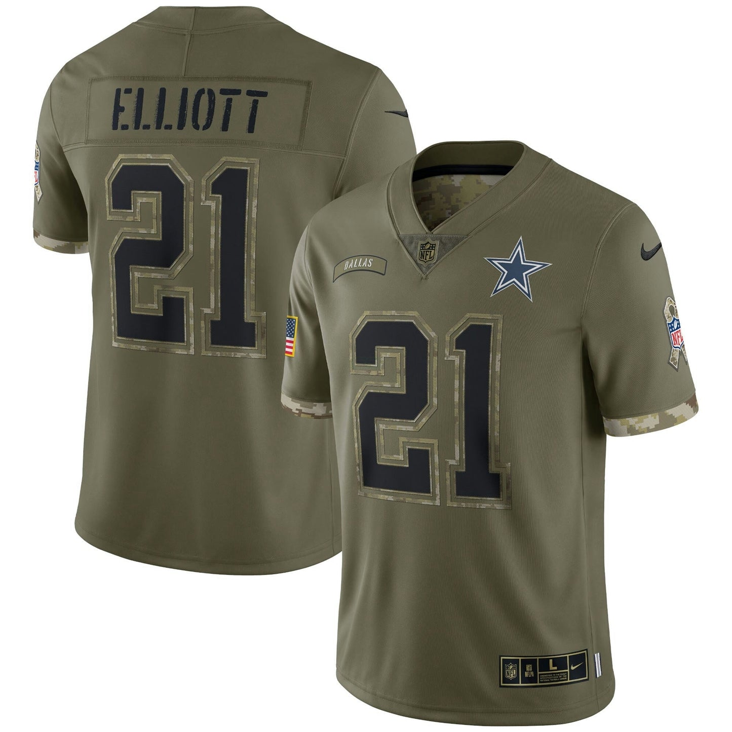 Camisa NFL Salute To Service 2022 Limited – Olive