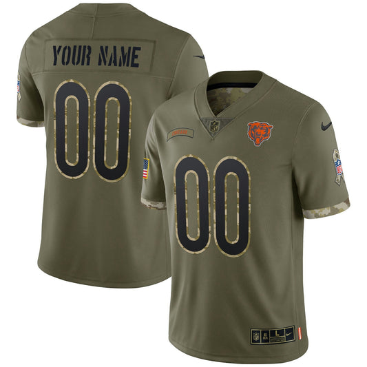 Camisa NFL Chicago Bears Salute To Service Vapor Jersey - Salute To Service