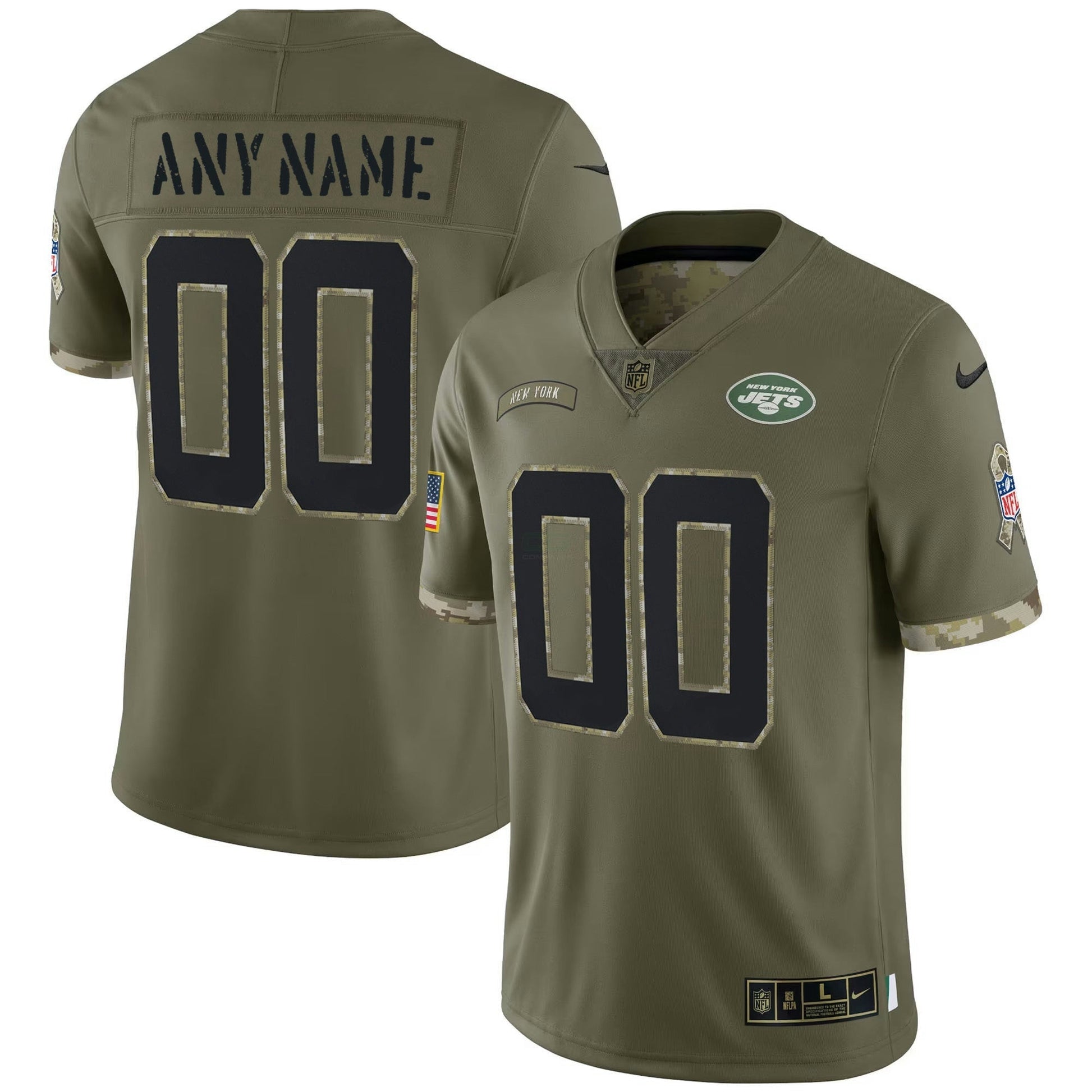 Camisa NFL New York Jets Salute To Service Vapor Jersey - Salute To Service