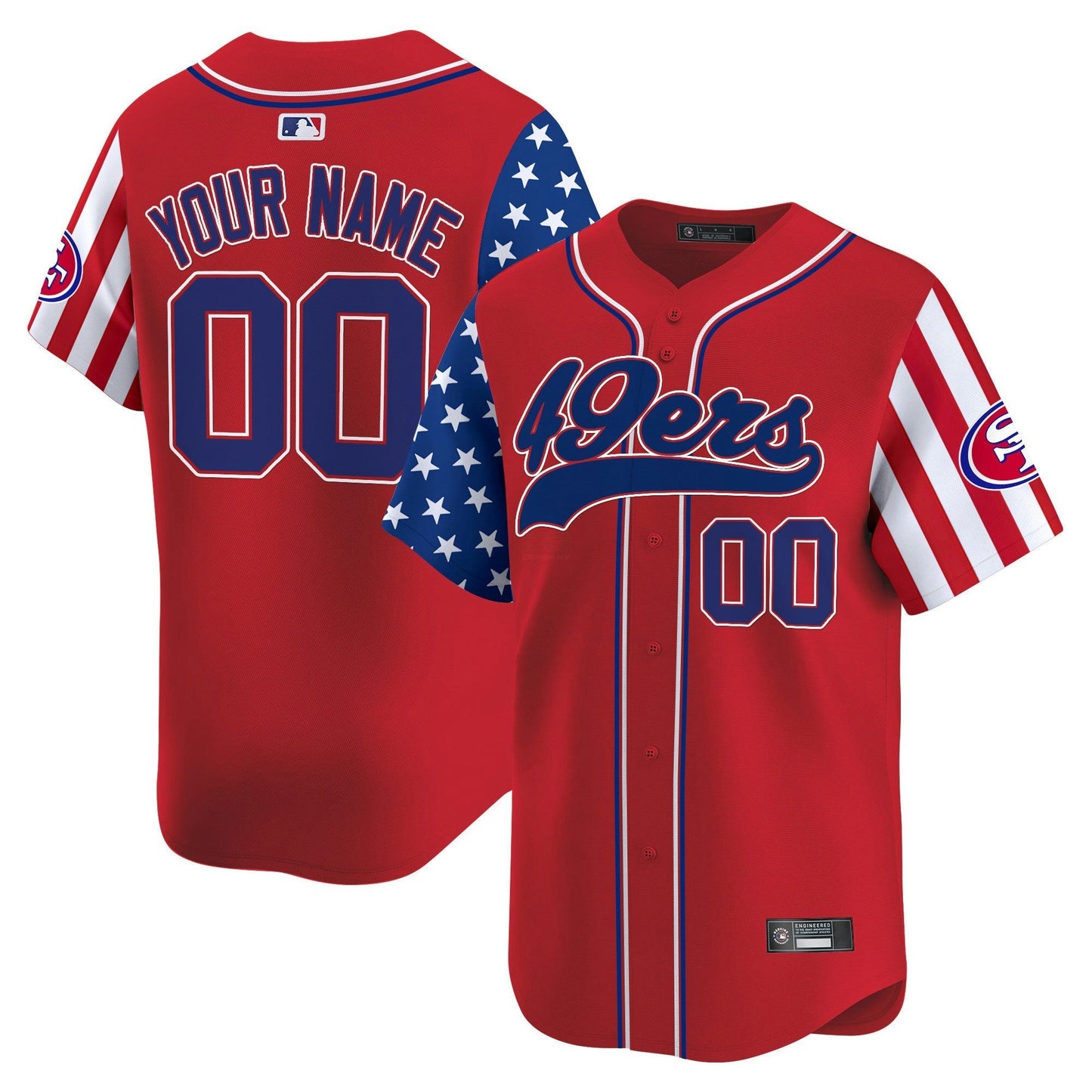 Camisa NFL San Francisco 2025 Independence Day Vapor Jersey