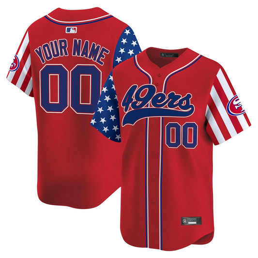 Camisa NFL San Francisco 2025 Independence Day Vapor Jersey