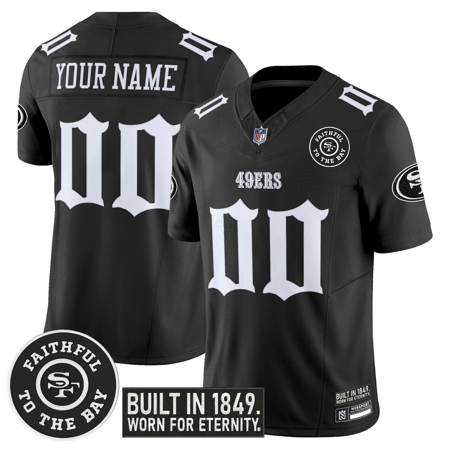Camisa NFL San Francisco ‘Fog City Gothic Edition’ Vapor Limited Jersey