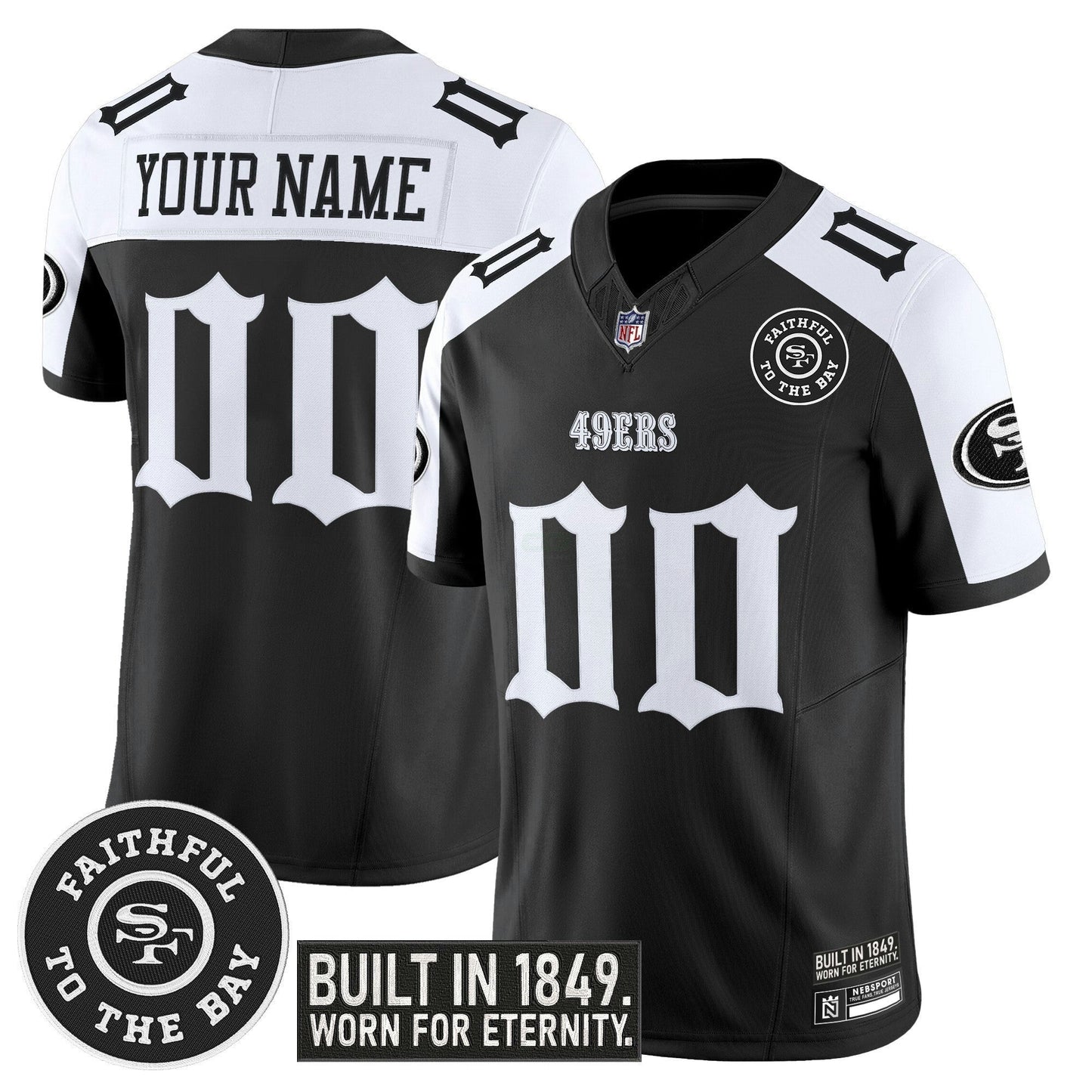 Camisa NFL San Francisco ‘Fog City Gothic Edition’ Vapor Limited Jersey