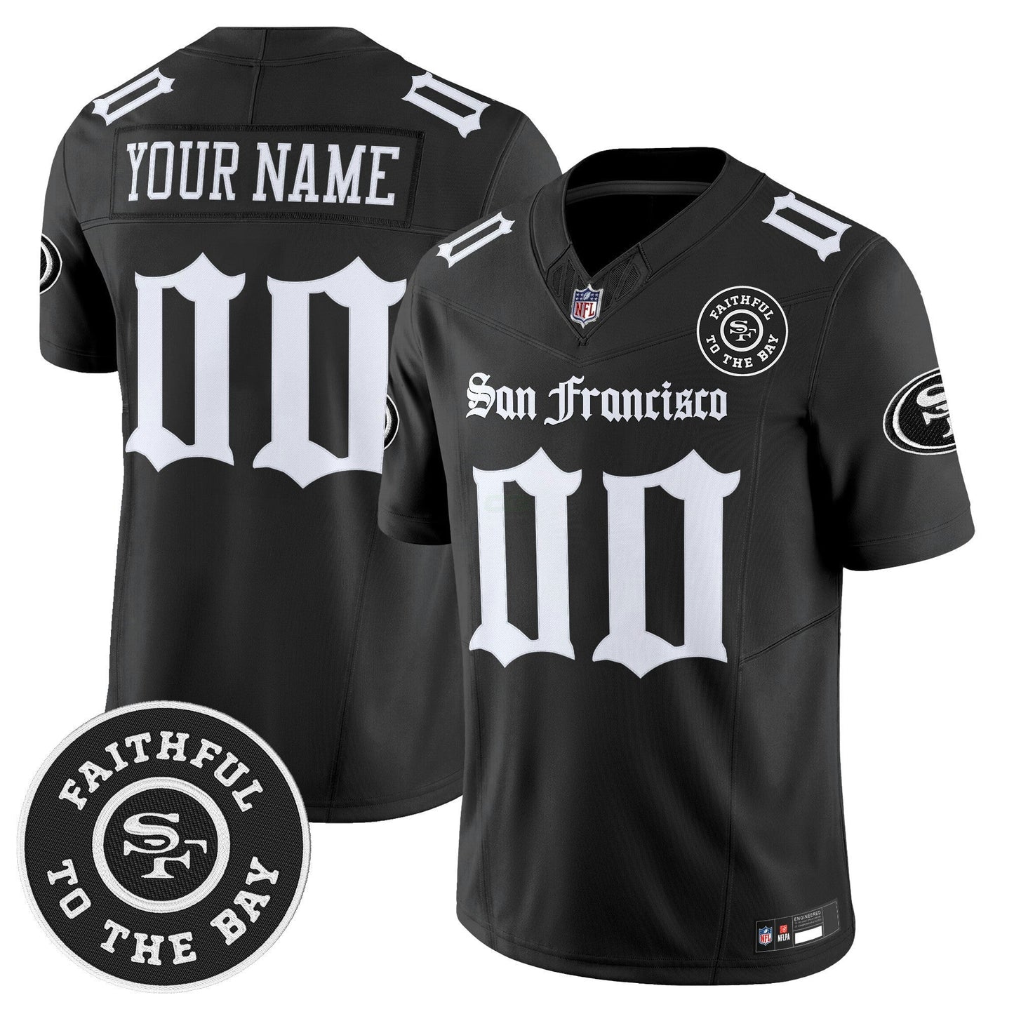 Camisa NFL San Francisco ‘Gothic Edition’ Vapor Limited Jersey