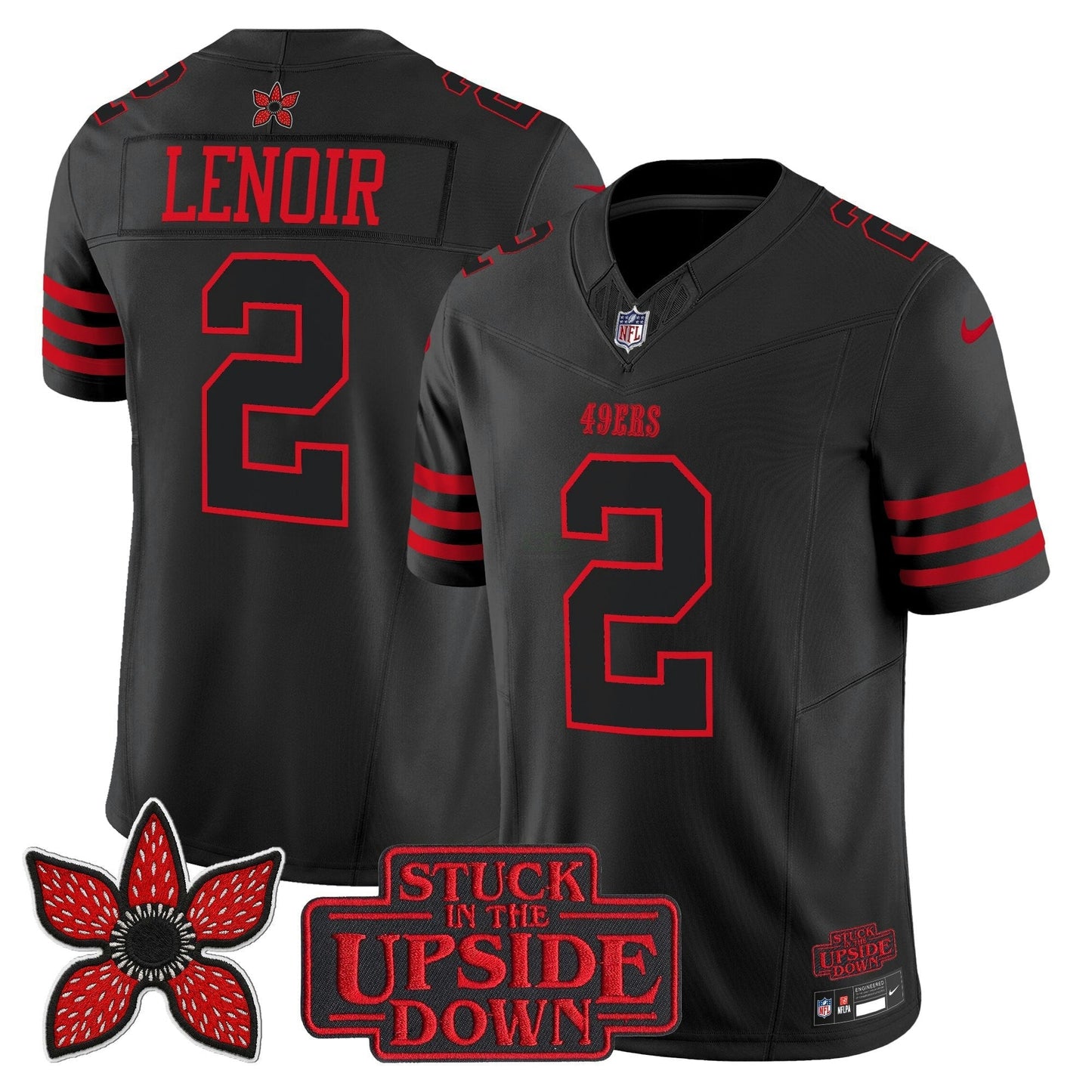 Camisa NFL San Francisco ‘Stranger Things Edition’ Vapor Limited Jersey