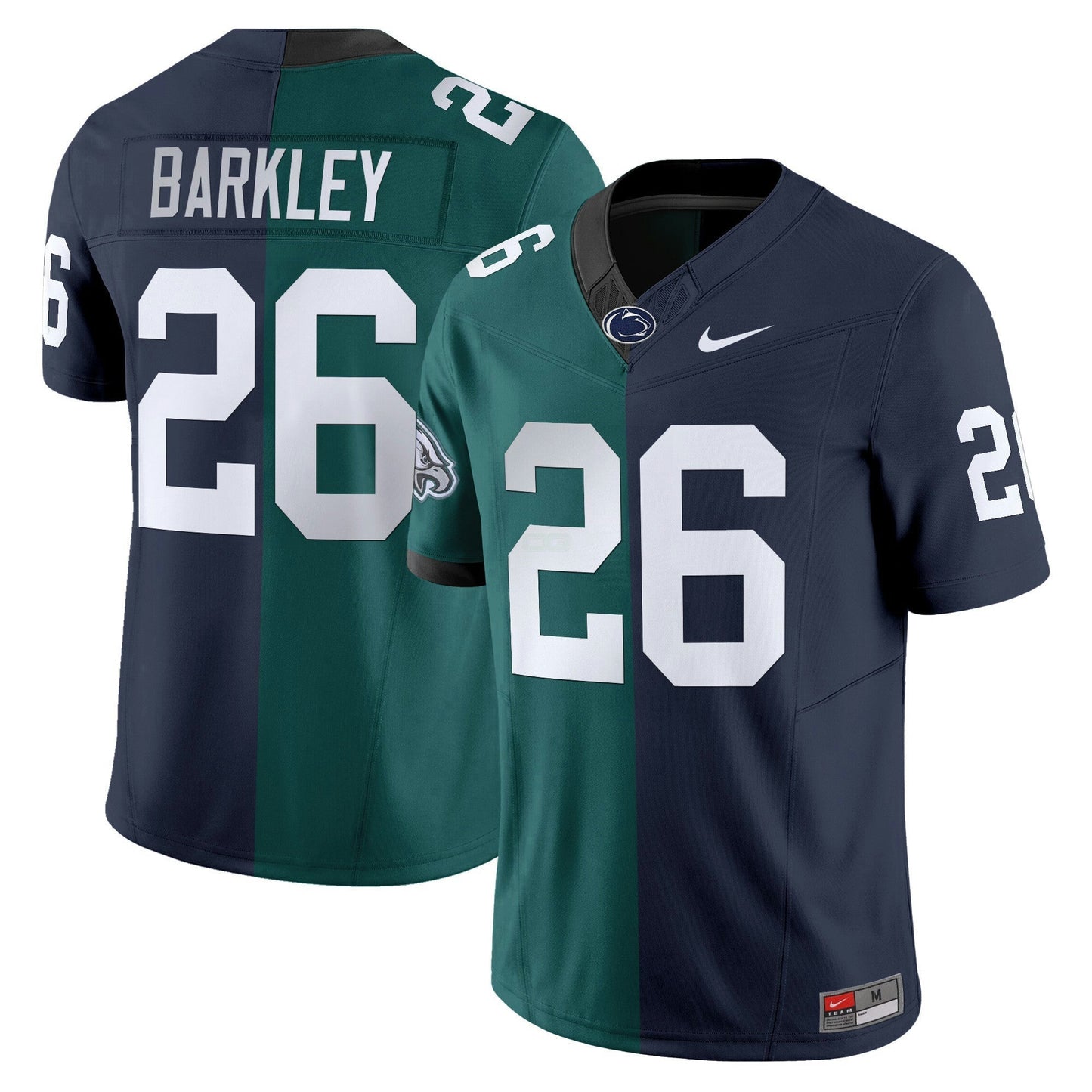 Camisa NFL Saquon Barkley Split Vapor Limited Jersey - Branca