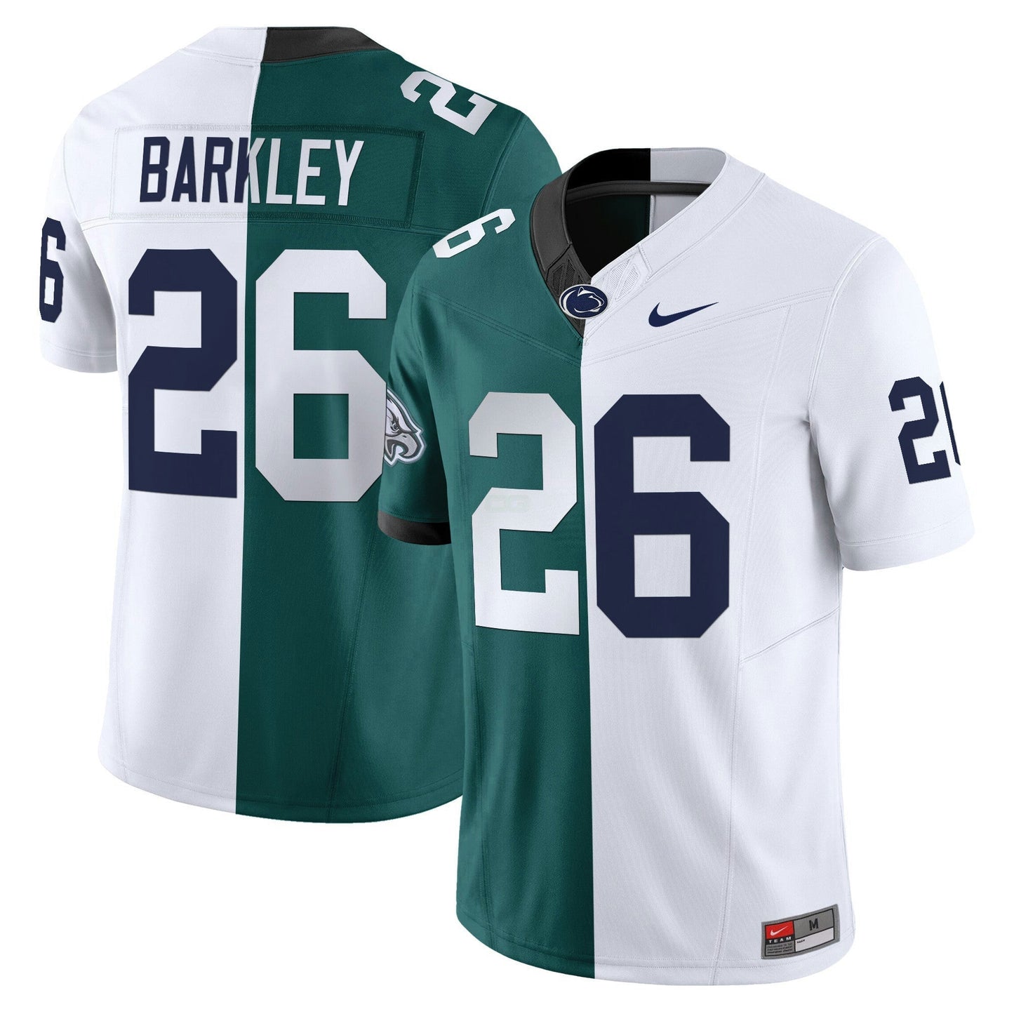 Camisa NFL Saquon Barkley Split Vapor Limited Jersey - Branca