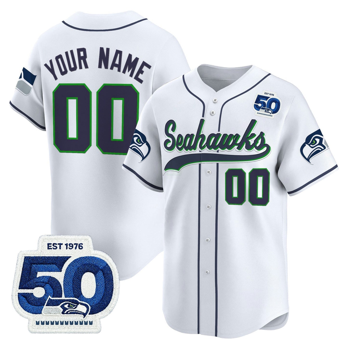 Camisa NFL Seattle 50th Anniversary Vapor Jersey