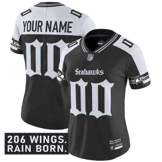 Camisa NFL Seattle ‘Gothic Rain City Shadows Edition’ Vapor Limited Jersey