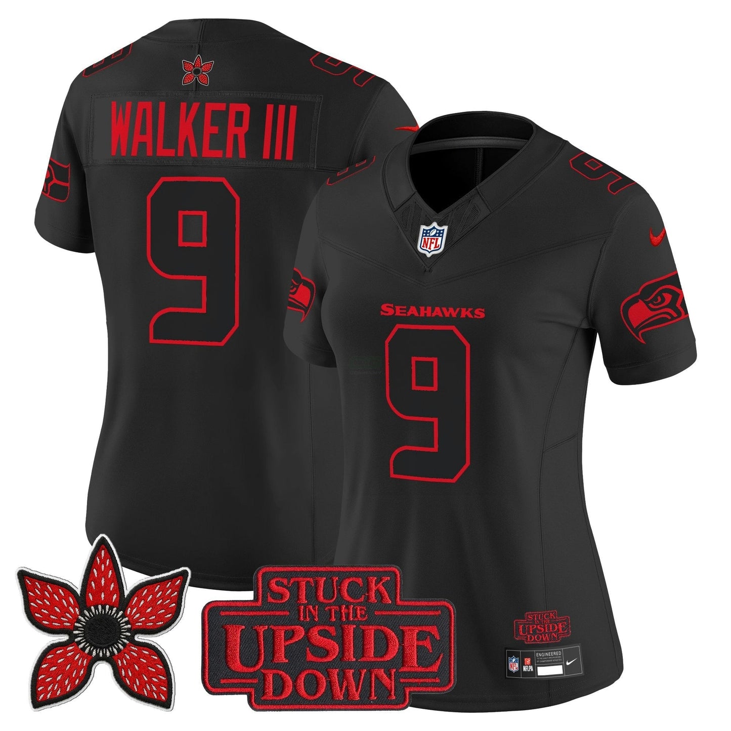 Camisa NFL Seattle ‘Stranger Things Edition’ Vapor Limited Jersey