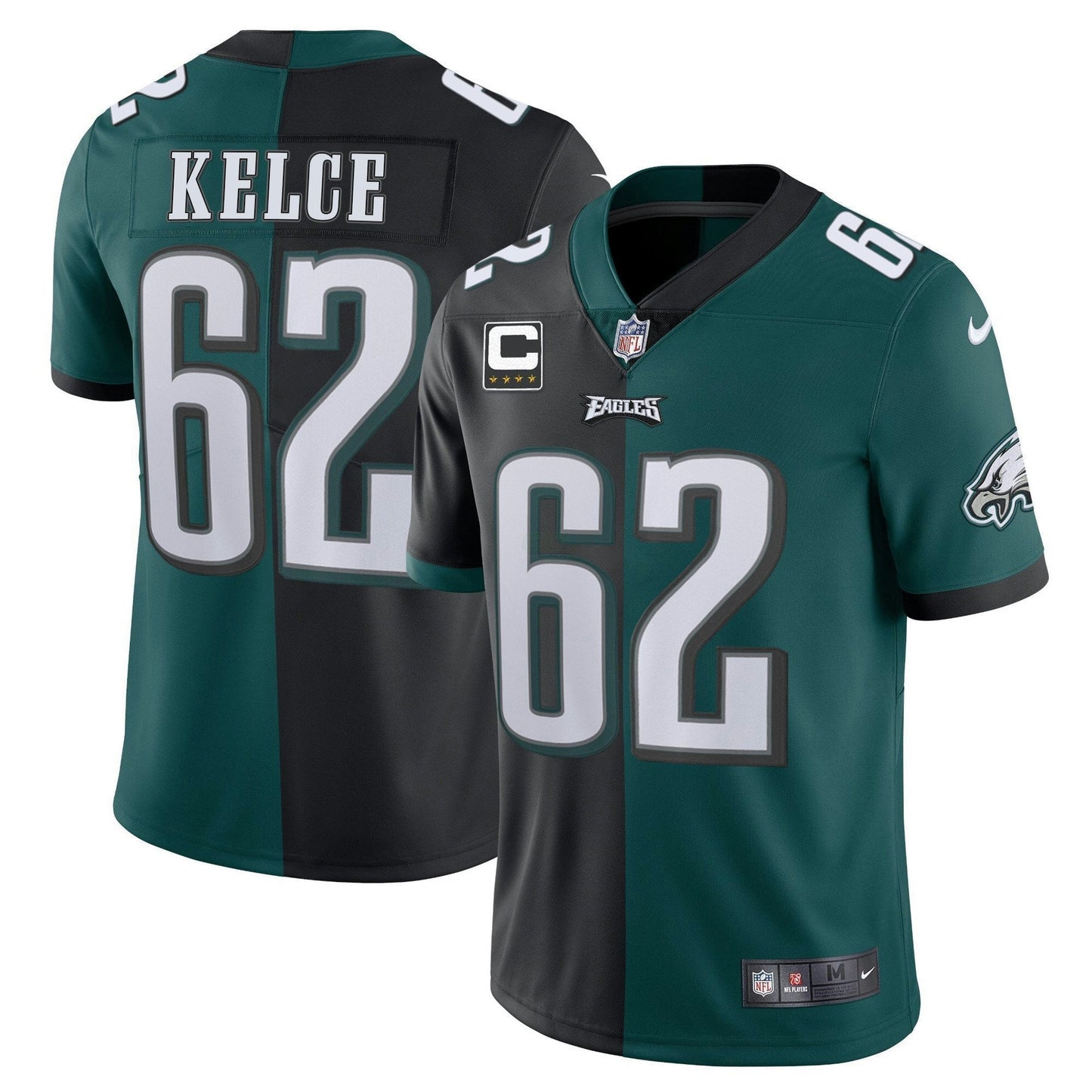 Camisa NFL Split Preta Verde Vapor Limited