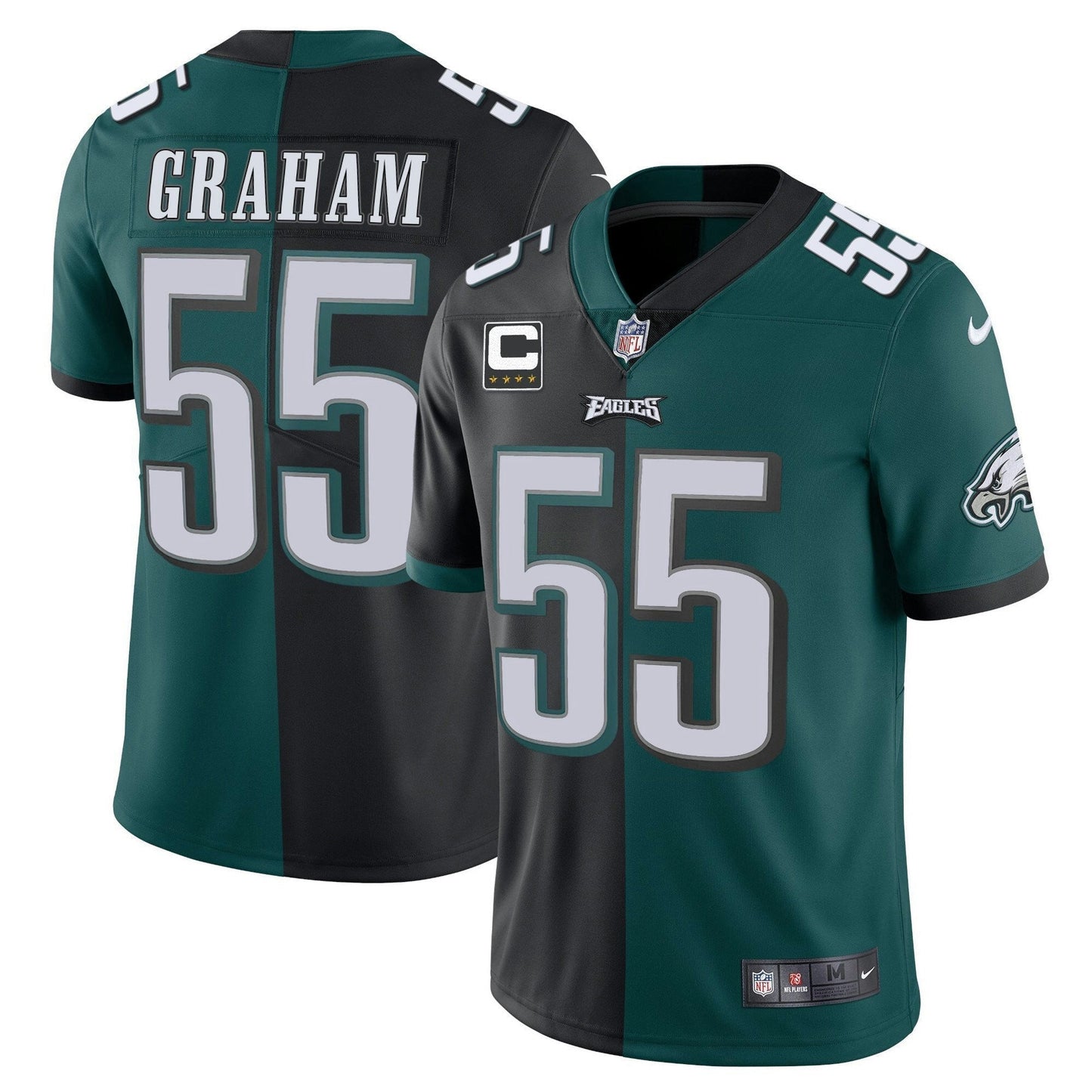 Camisa NFL Split Preta Verde Vapor Limited