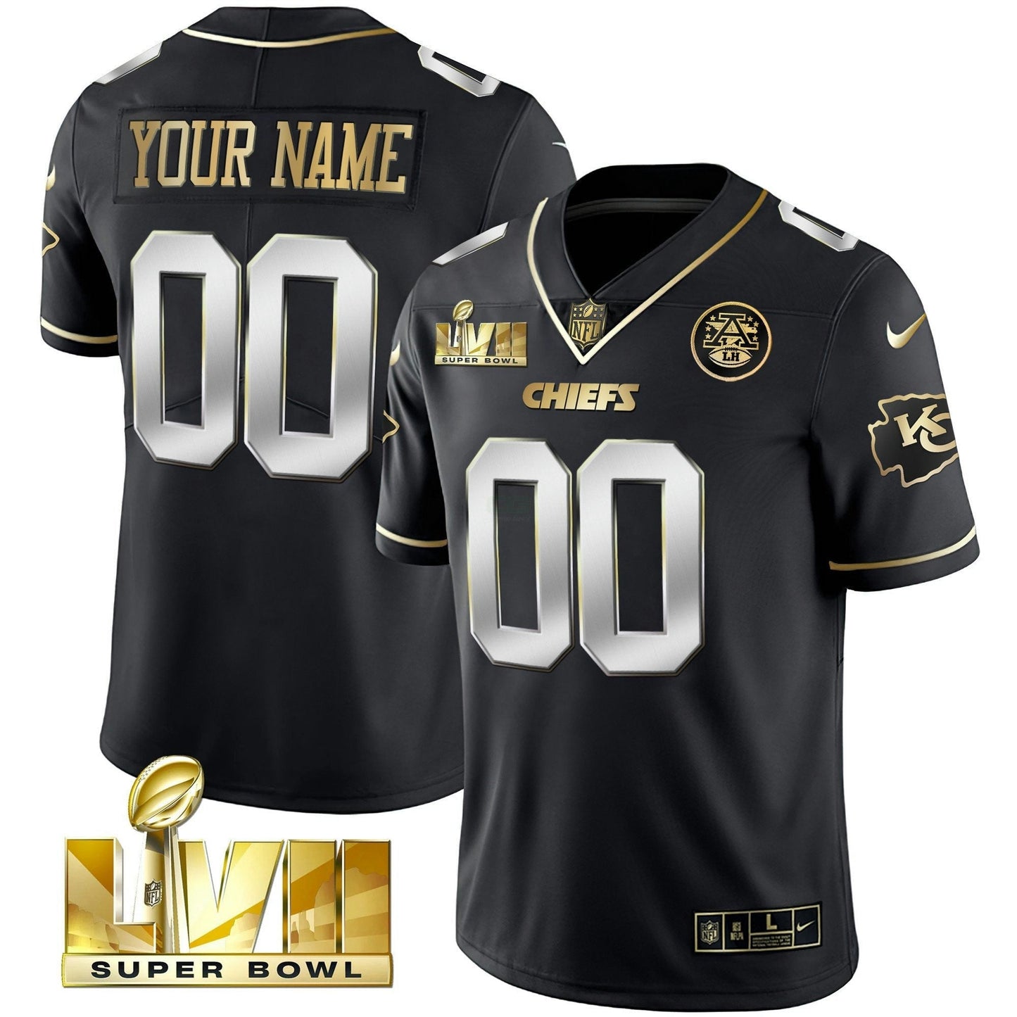 Camisa NFL Super Bowl Custom Name & Number Jersey
