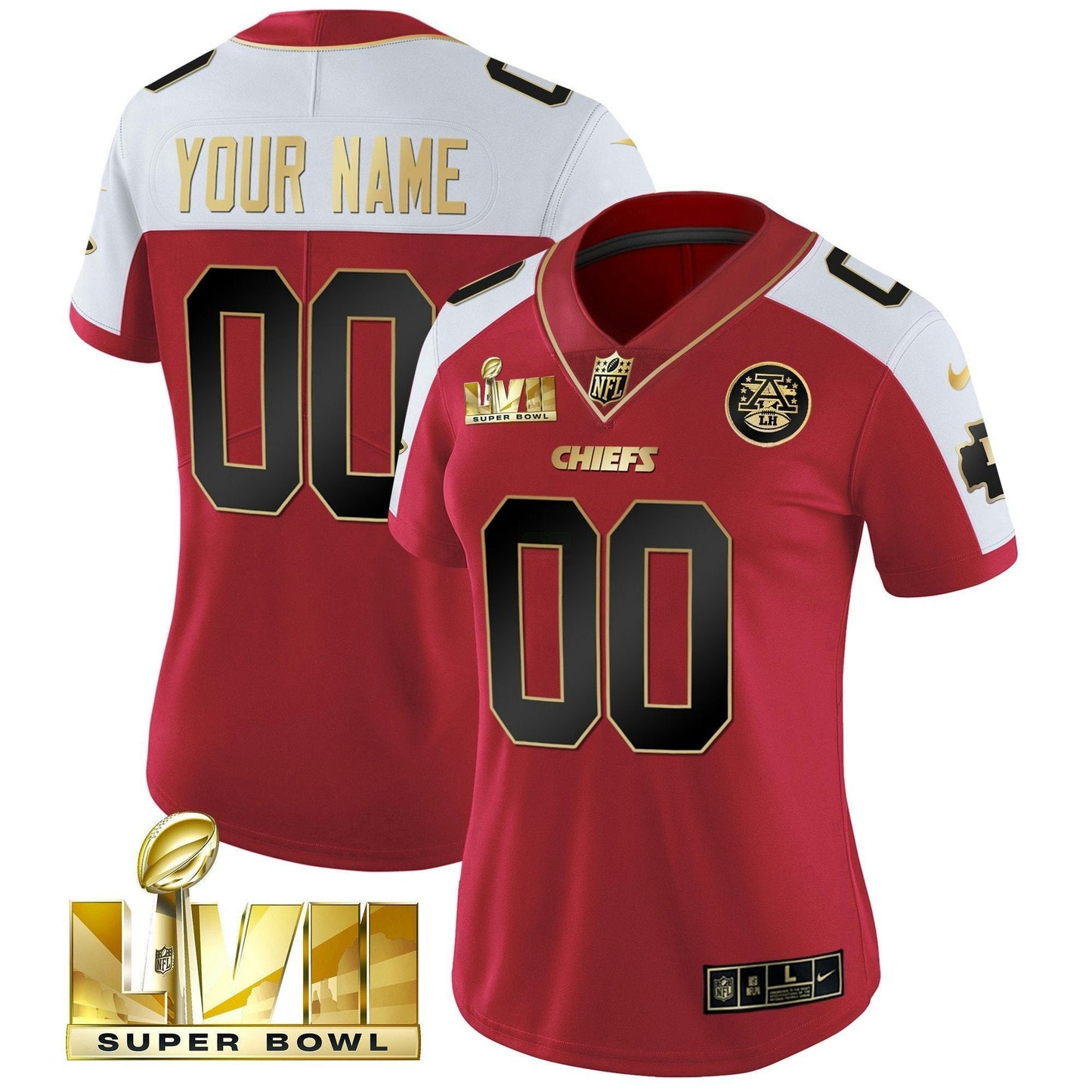Camisa NFL Super Bowl Custom Name & Number Jersey