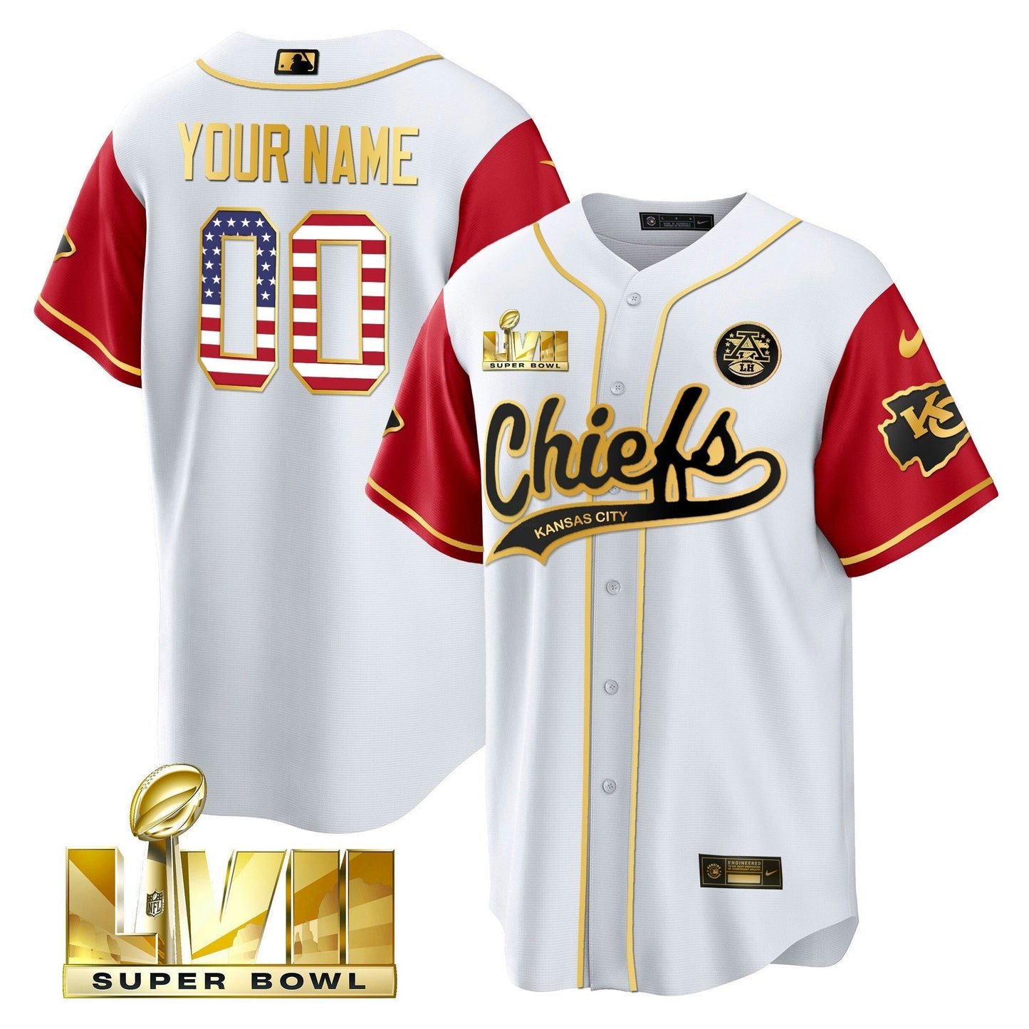 Camisa NFL Super Bowl LVII Flag Jersey