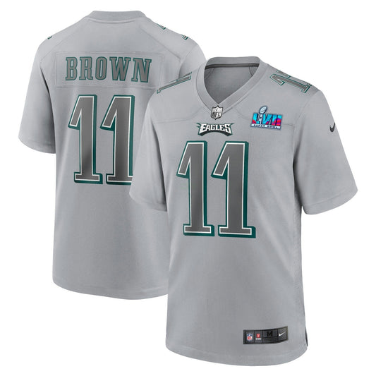 Camisa NFL Super Bowl LVII Patch Atmosphere Game Jersey – Cinza